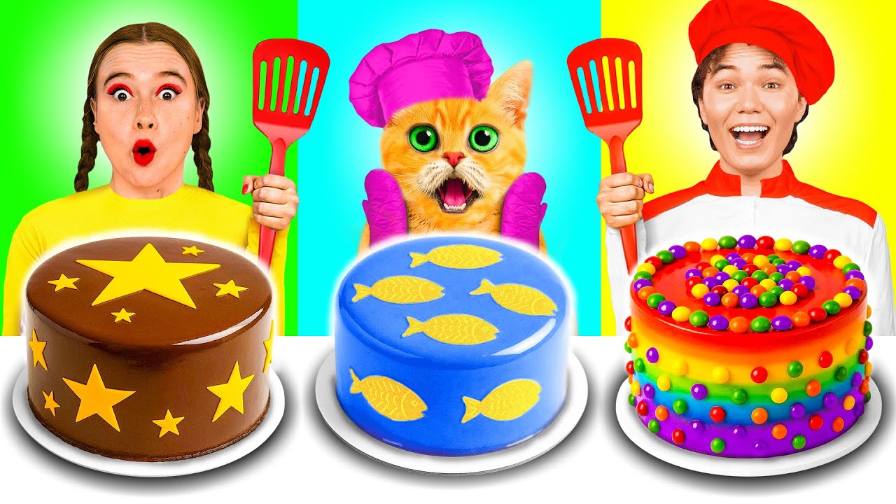 Кулинарный Челлендж: Я против Бабушки с Котиком | Битвы с Едой от GoFun Challenge