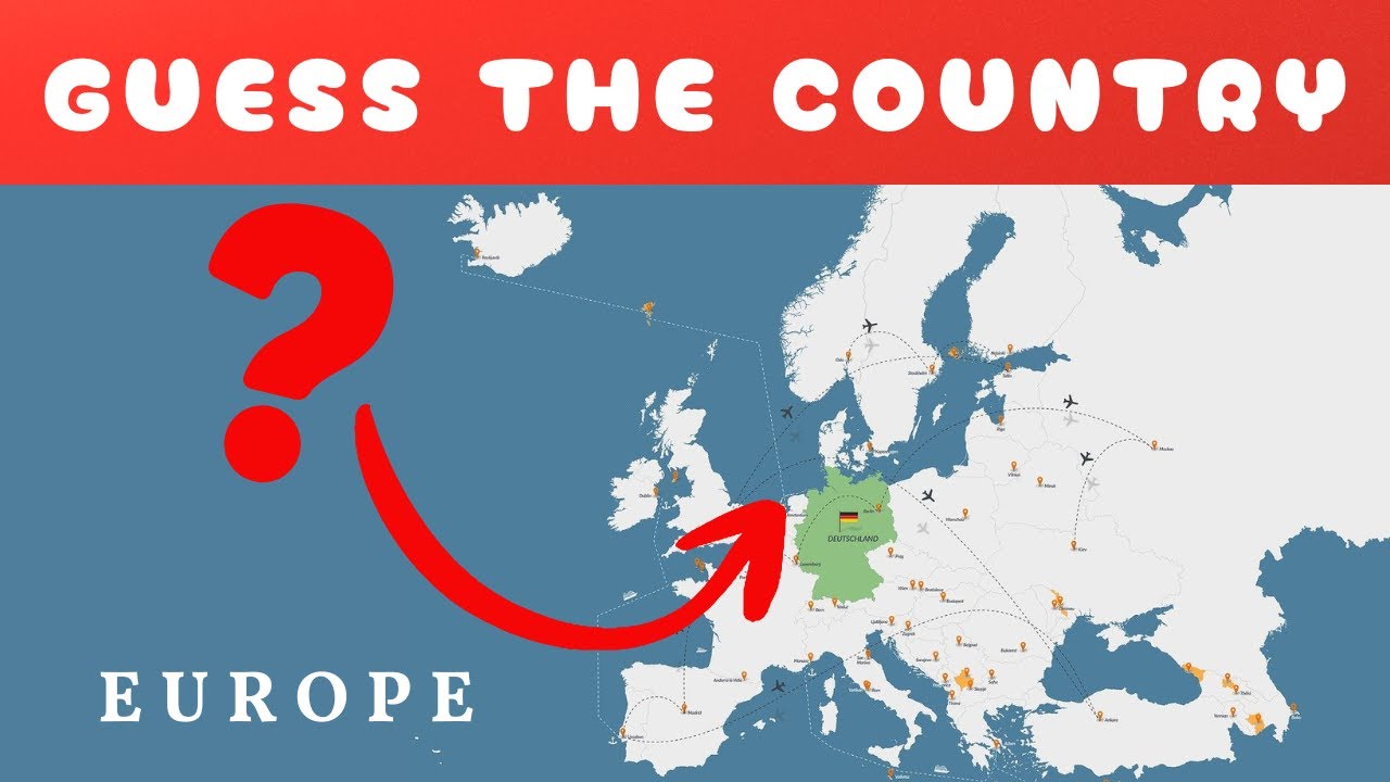 Guess the country on the Map | Europe Geography Quiz Challenge