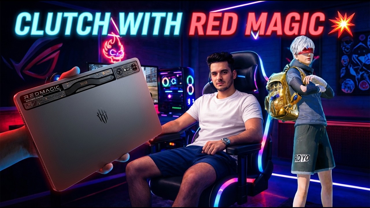 Solo vs Squad Clutch | PUBG Mobile with Red Magic 🔥🎮