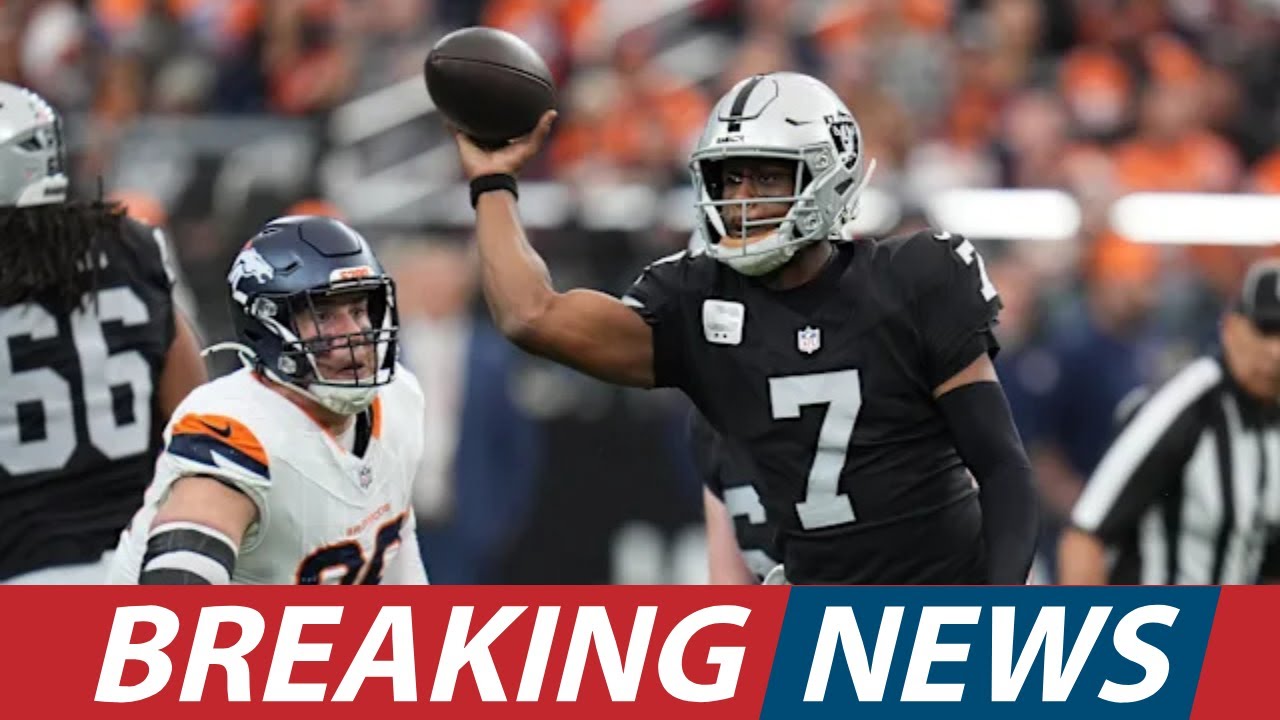 Geno Smith Injured vs Broncos! Raiders QB Leaves Game After Brutal Hits। USA NEWS TODAY