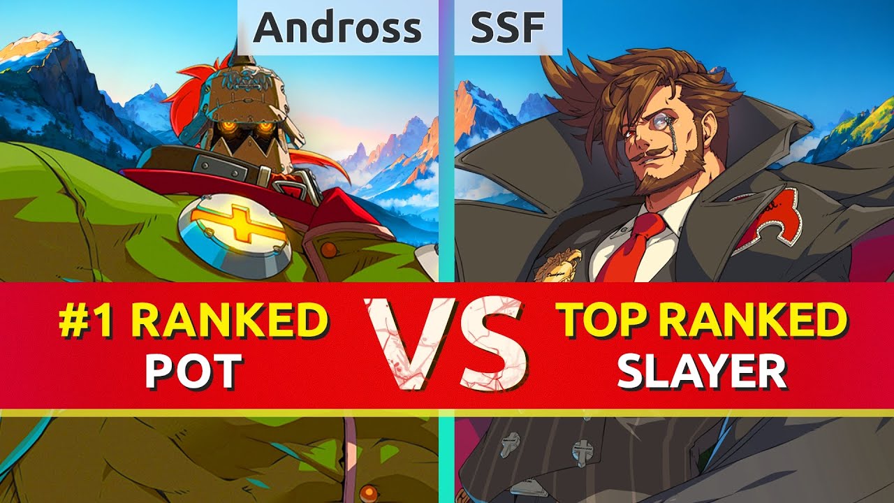 GGST ▰ Andross (#1 Ranked Potemkin) vs SSF (TOP Ranked Slayer). High Level Gameplay
