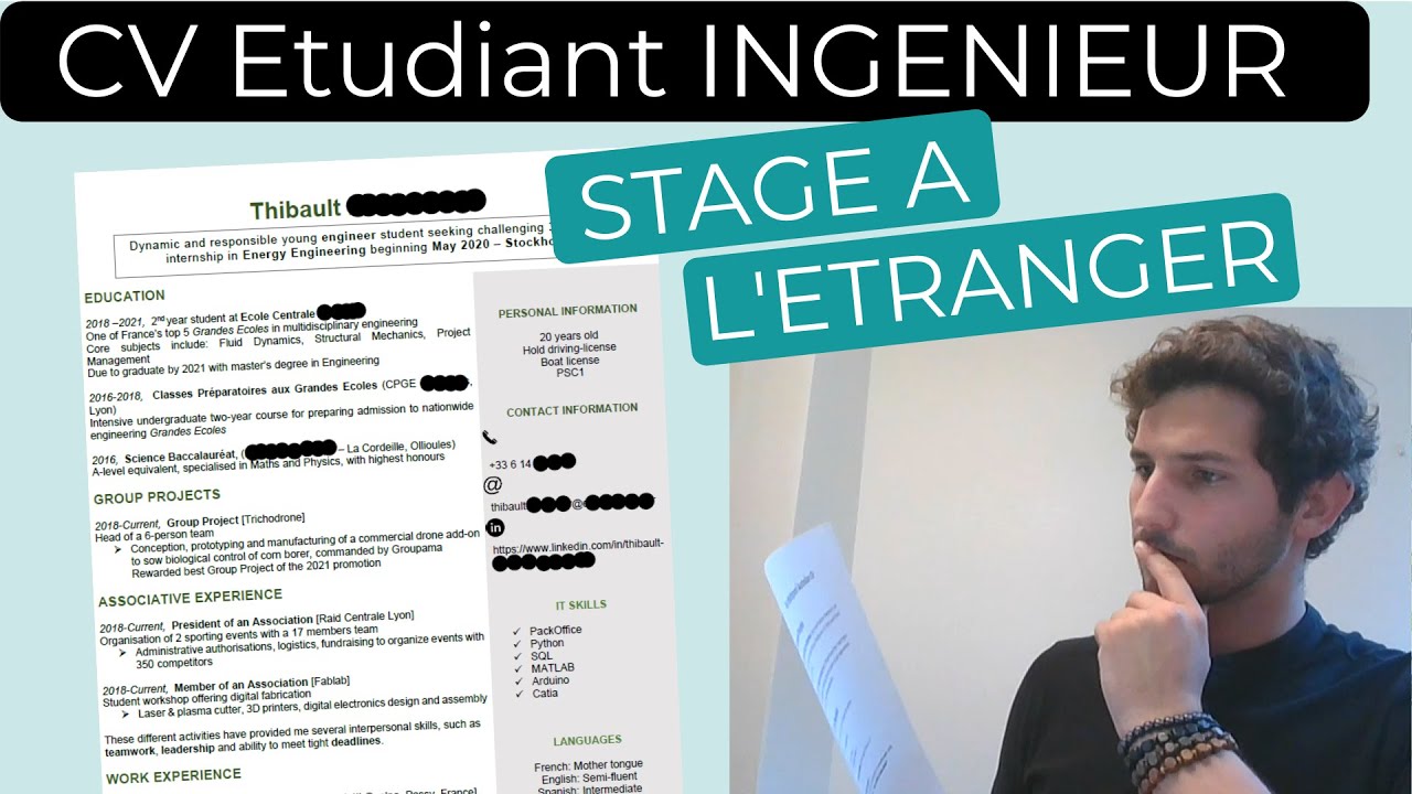 CV Etudiant en Anglais: Comment l'Améliorer pour Trouver un Stage à l’Étranger ?