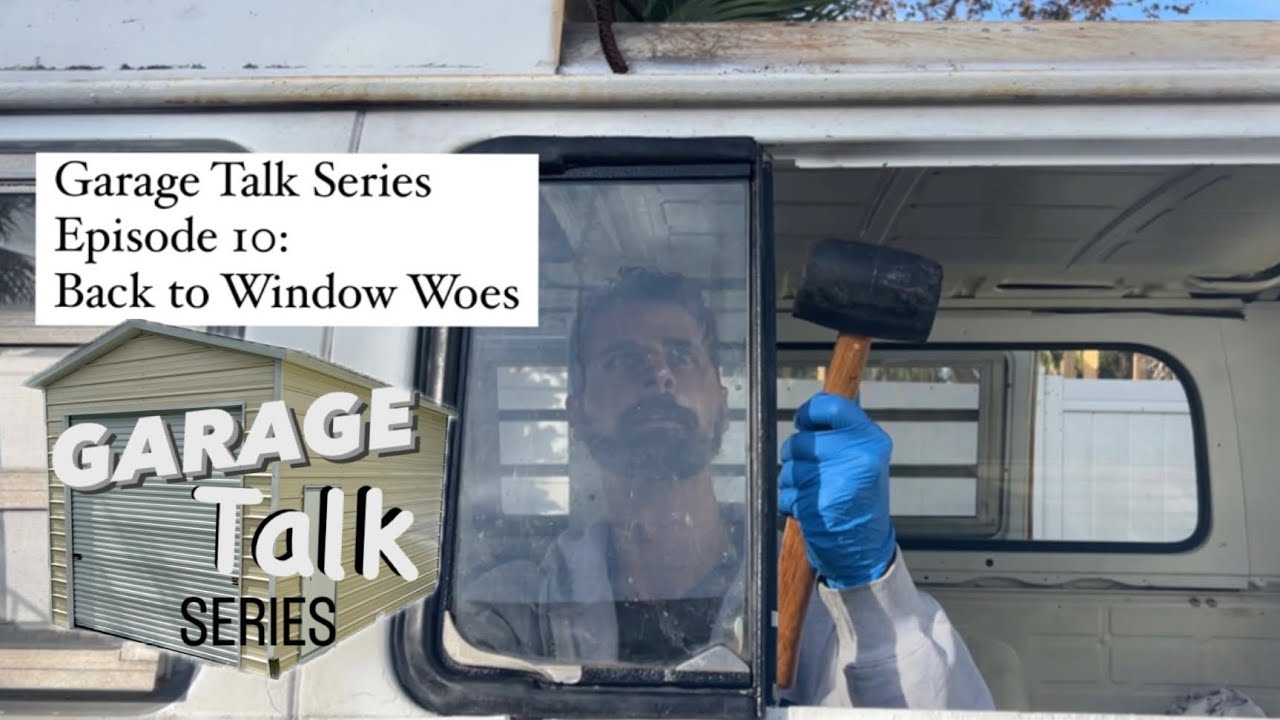 DIY: Repairing a Vent Window, Rear Window install on my ‘71 VW Westfalia Bus - Garage Talk Series