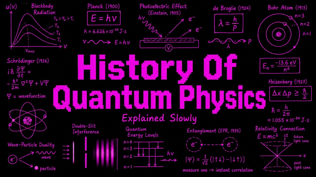 The Entire History Of Quantum Physics Explained Slowly (For Sleep)