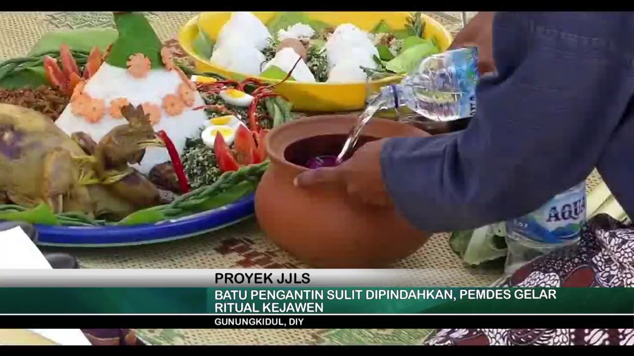BATU PENGANTIN DIPINDAHKAN DENGAN RITUAL KHUSUS-JOGJA TV