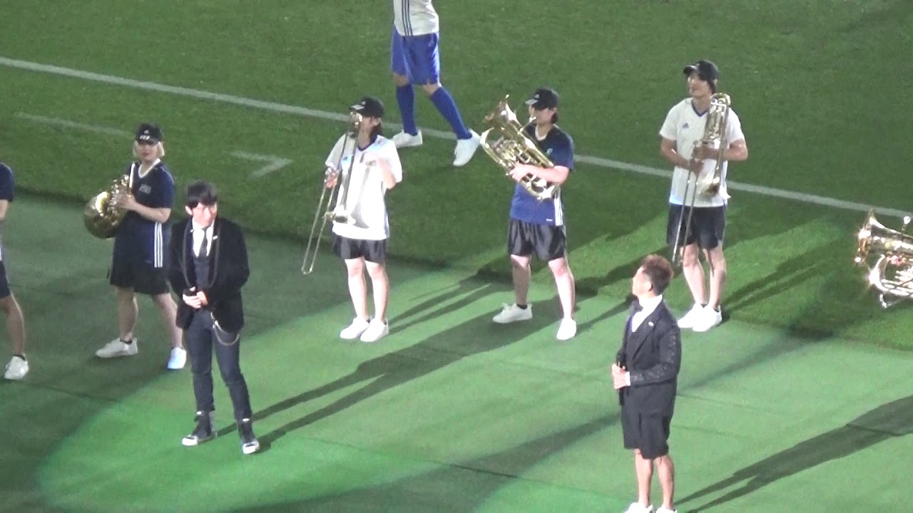 桜井和寿ウカスカジー勝利の笑みを君と日本代表×ガーナ代表ロシアワールドカップ壮行会試合終了後 夢を力に2018