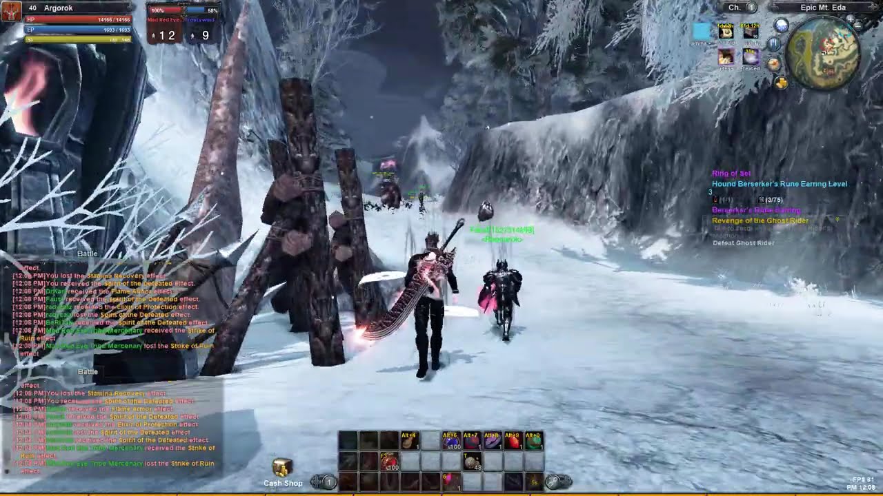 RaiderZ Global - Mad Red Eye Tribe Taking Over Frostywind Yeti Tribe - Epic Mt Eda - 08-10-2024