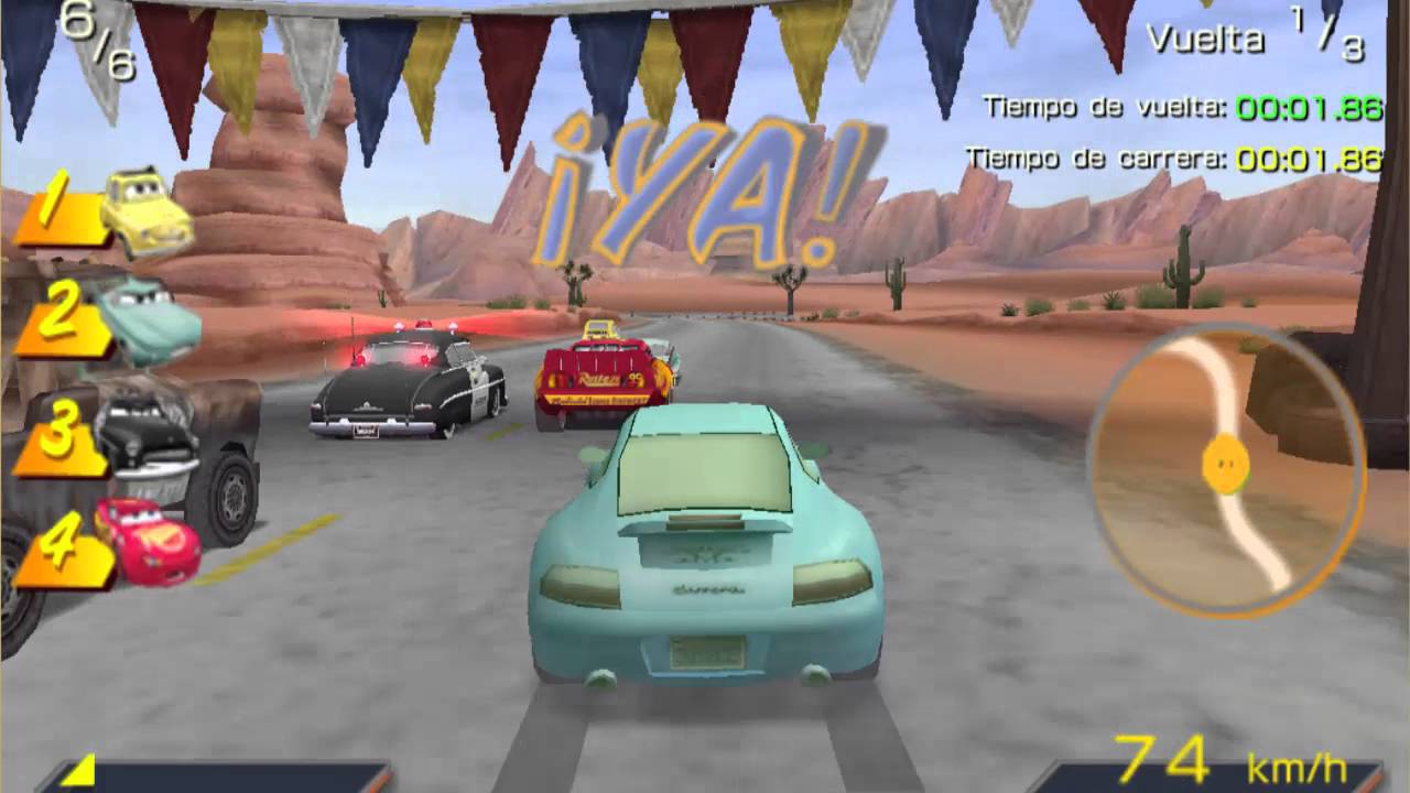 Cars - Gameplay - Parte 2 - Español - PSP