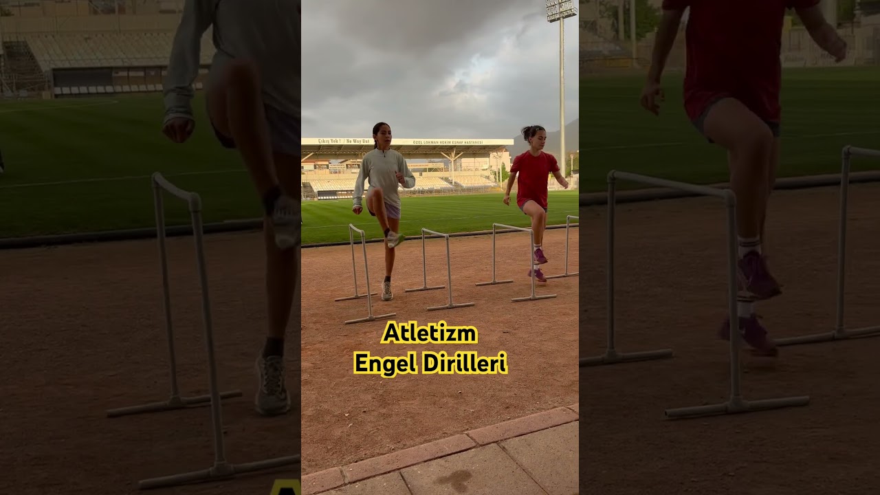 Atletizm Engel dirilleri; Koordinasyonu ve koşu tekniğini destekler #atletizm #athlete #running