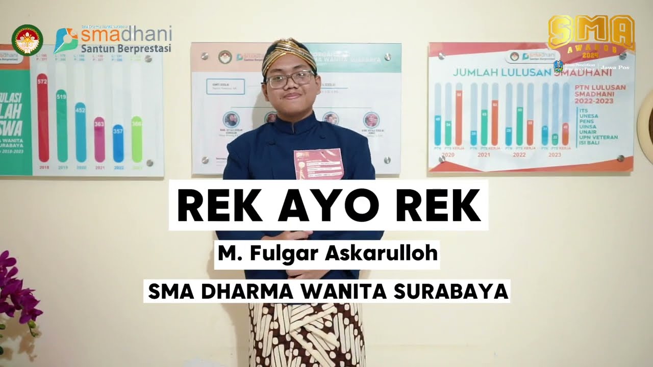 Jawa Pos SMA Awards 2024 - Menyanyi Solo Putra - SMA Dharma Wanita Surabaya