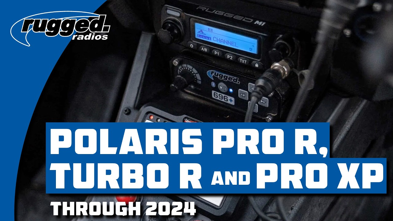 Polaris Pro R, Turbo R and Pro XP (through 2024) Intercom Kit Installation