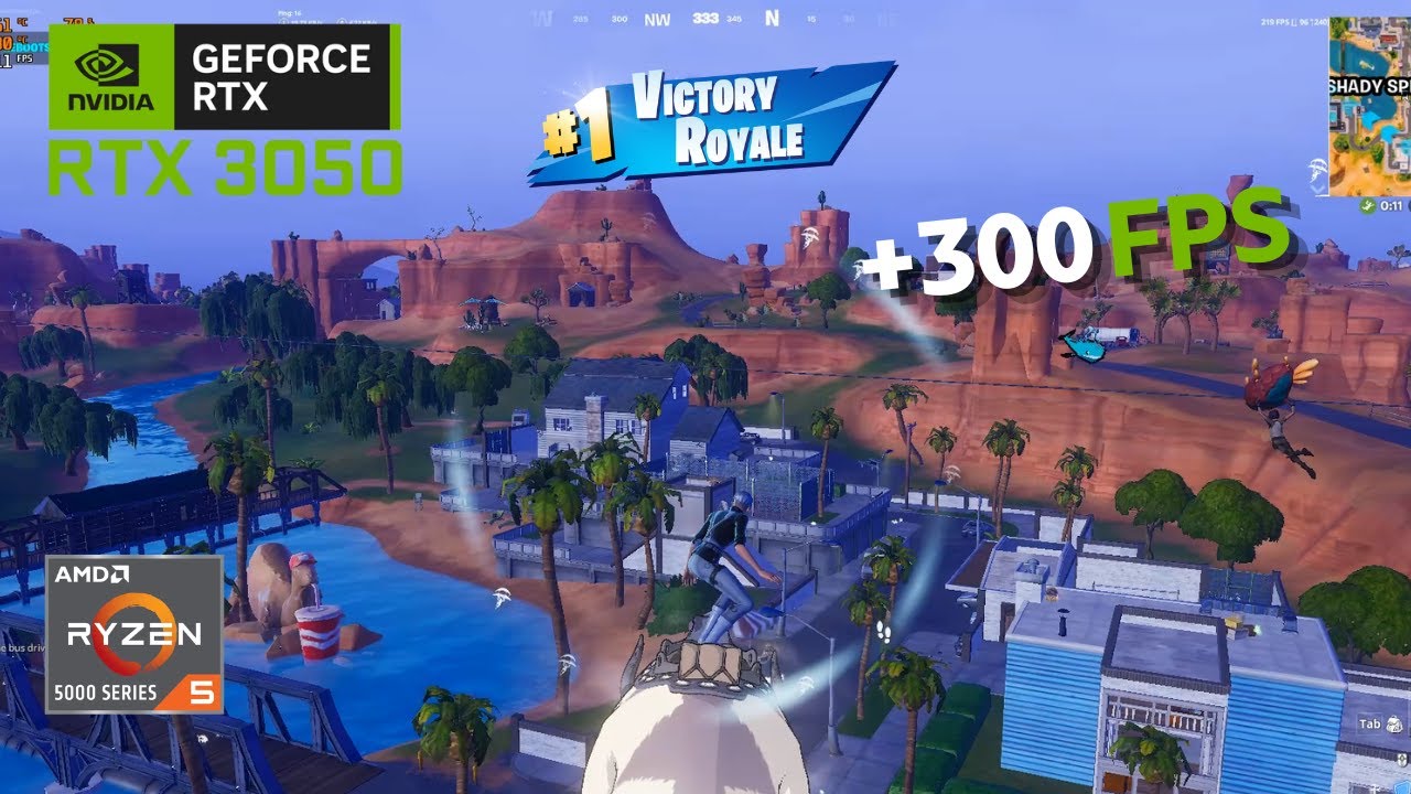 Fortnite Reload Gameplay | Ryzen 5 5600 + RTX 3050 | Performance Mode