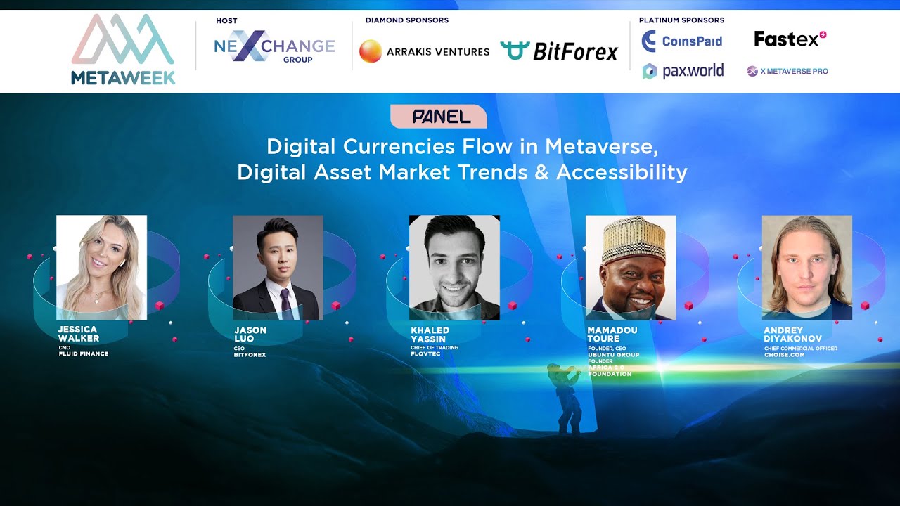 MetaWeek Sept 2022 Panel: Digital currencies flow in metaverse, digital asset market trends....