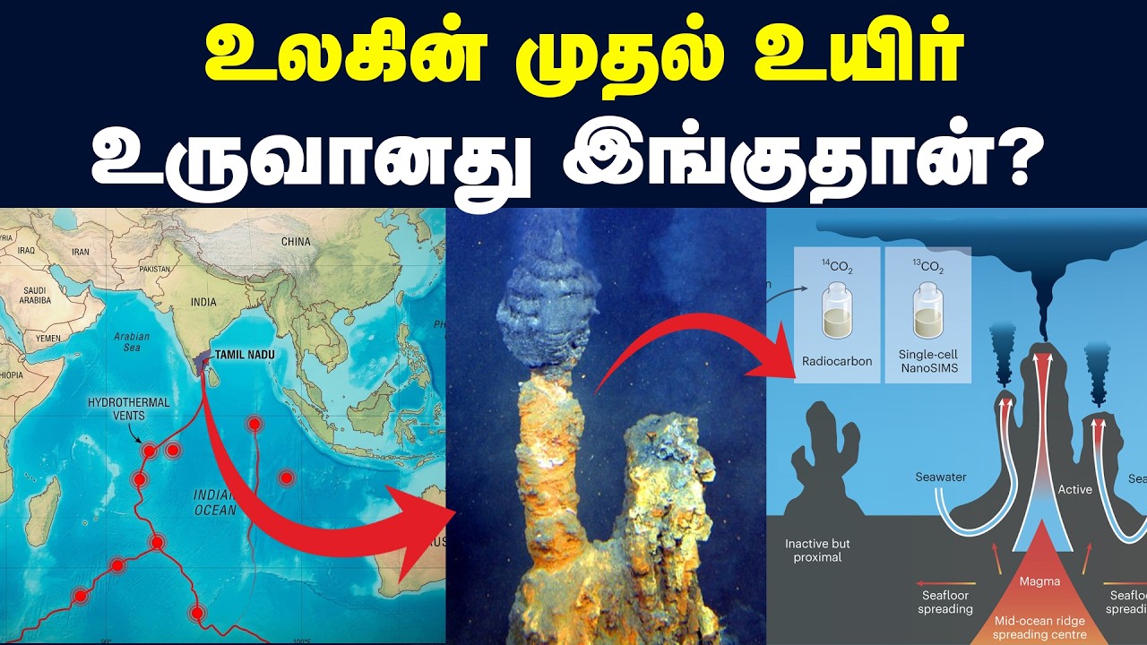 🤯😱16,000 அடி ஆழத்தில் 400 டிகிரி வெப்பநிலை-உலகின் முதல் உயிரினம் உருவான இடம் இதுதானா? | Hydrothermal