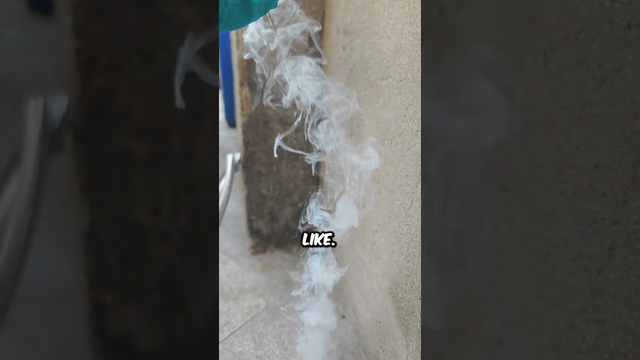 Cesium Ignite's When Contact with Air (@mouldyorange) #shorts