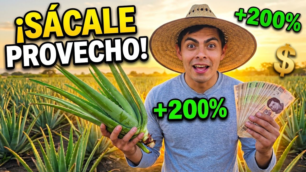 Cultivo De Sábila Por Campesinos Mexicanos