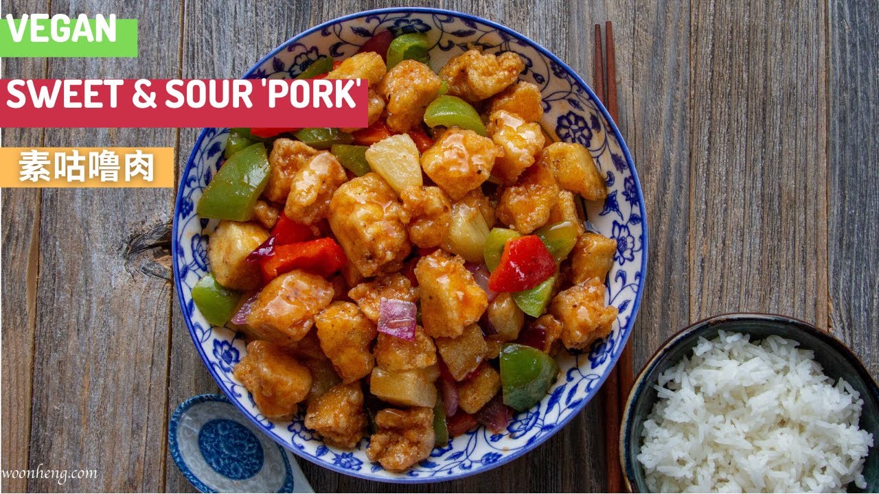 Delightful Vegan Sweet Sour 'Pork' - 香脆可口素咕噜肉 (像真的一样😊)