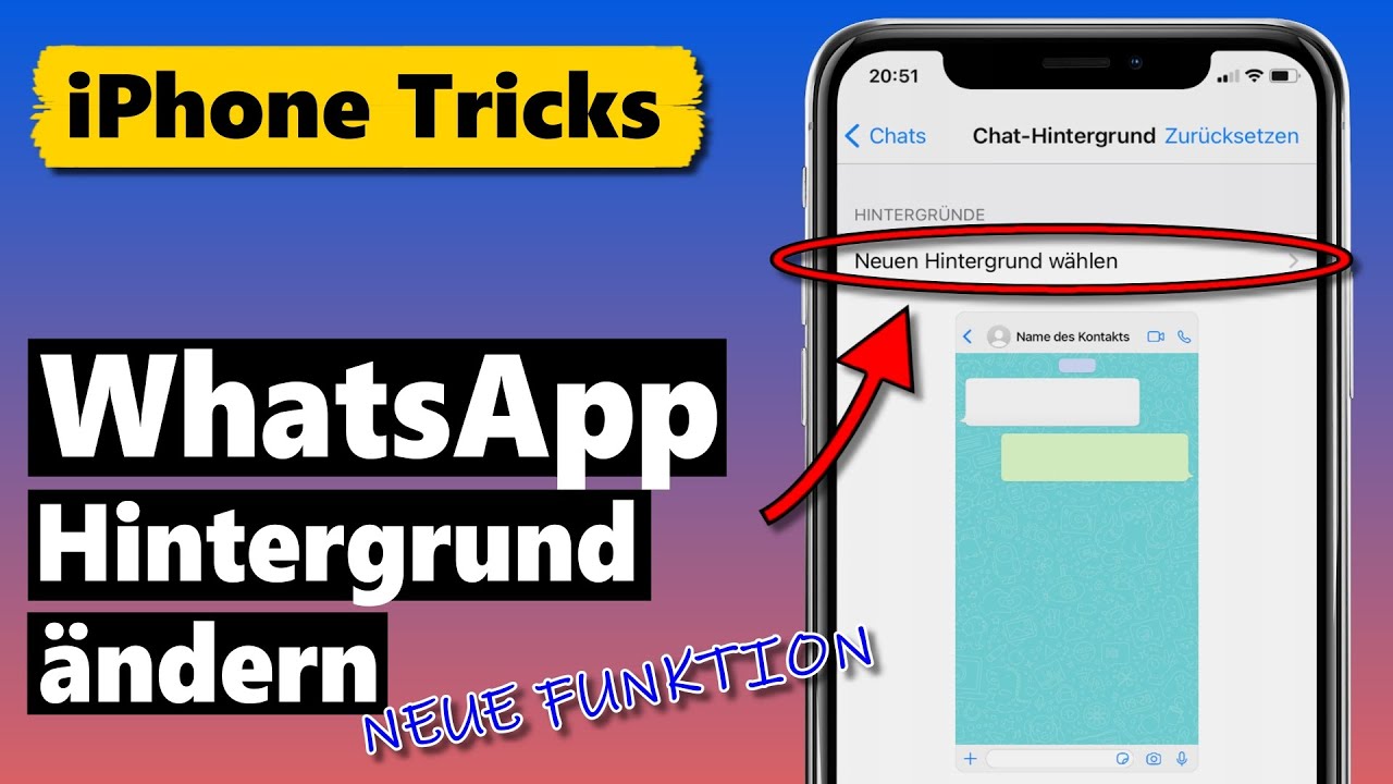 WhatsApp Hintergrund für einzelne Chats ändern 🤩 (NEUE Funktion)