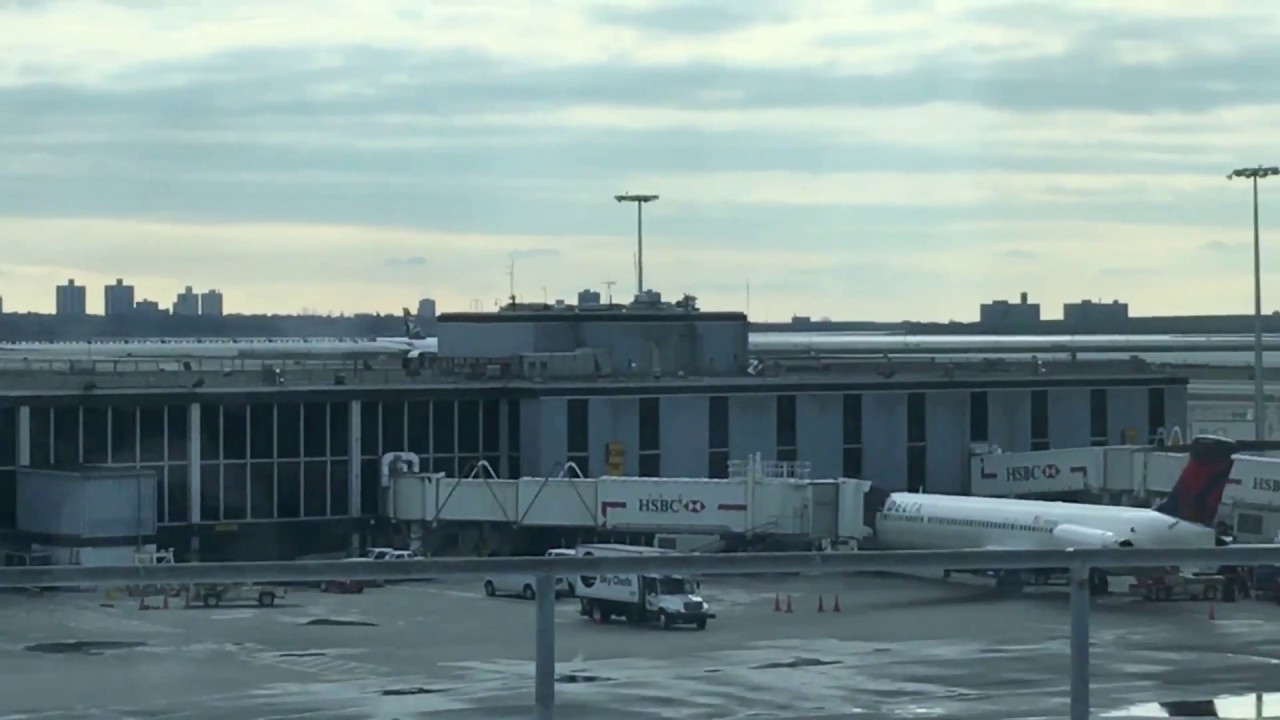 South African Airways Airbus A340-600 take off at NY JFK Airport.