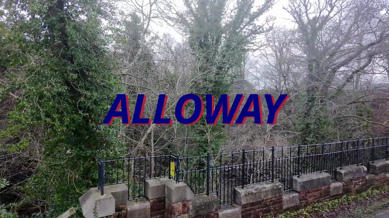 1658 . ALLOWAY #holiday #january2026 #travel #nature #scotland #southayrshire #robertburns  #drone