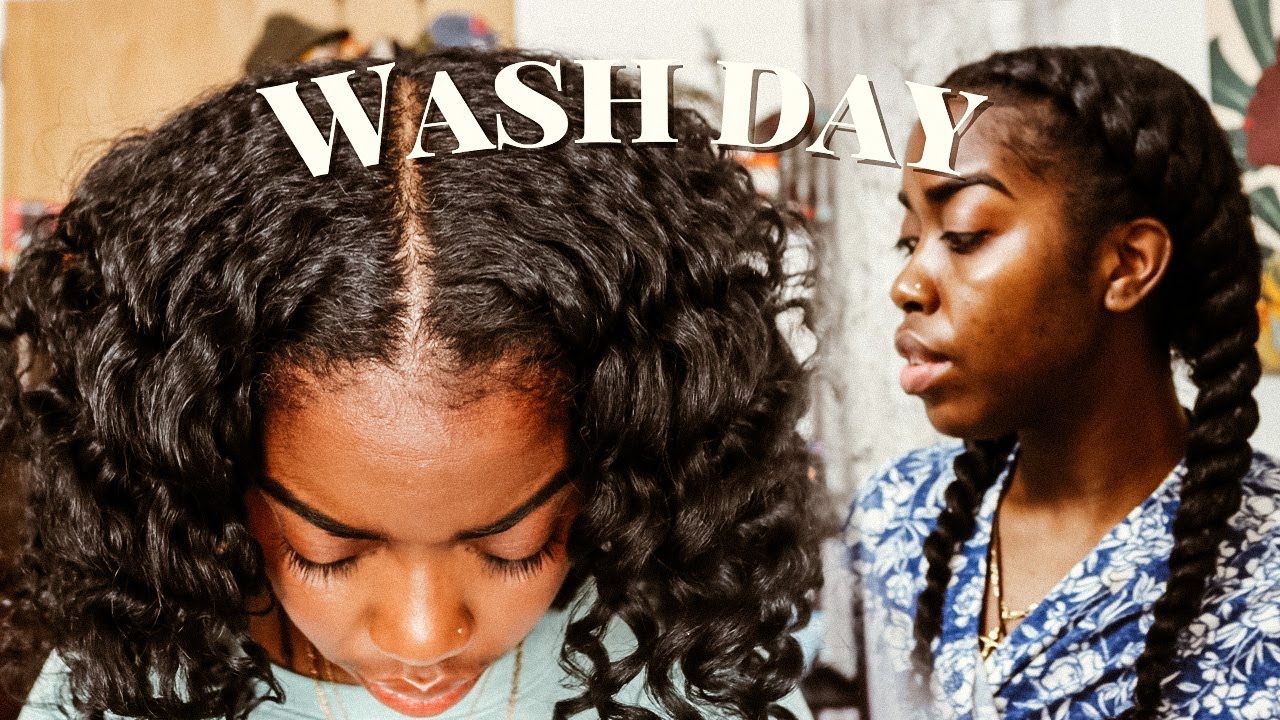 How I wash my hair with Seborrheic Dermatitis | Wash Day Routine | Products and Styling.