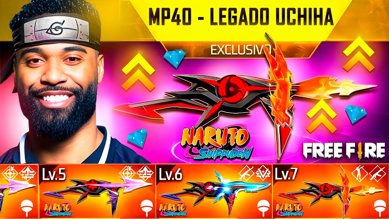 INCRIVEL! NOVA MP40 É A MELHOR SKIN DO FREE FIRE!