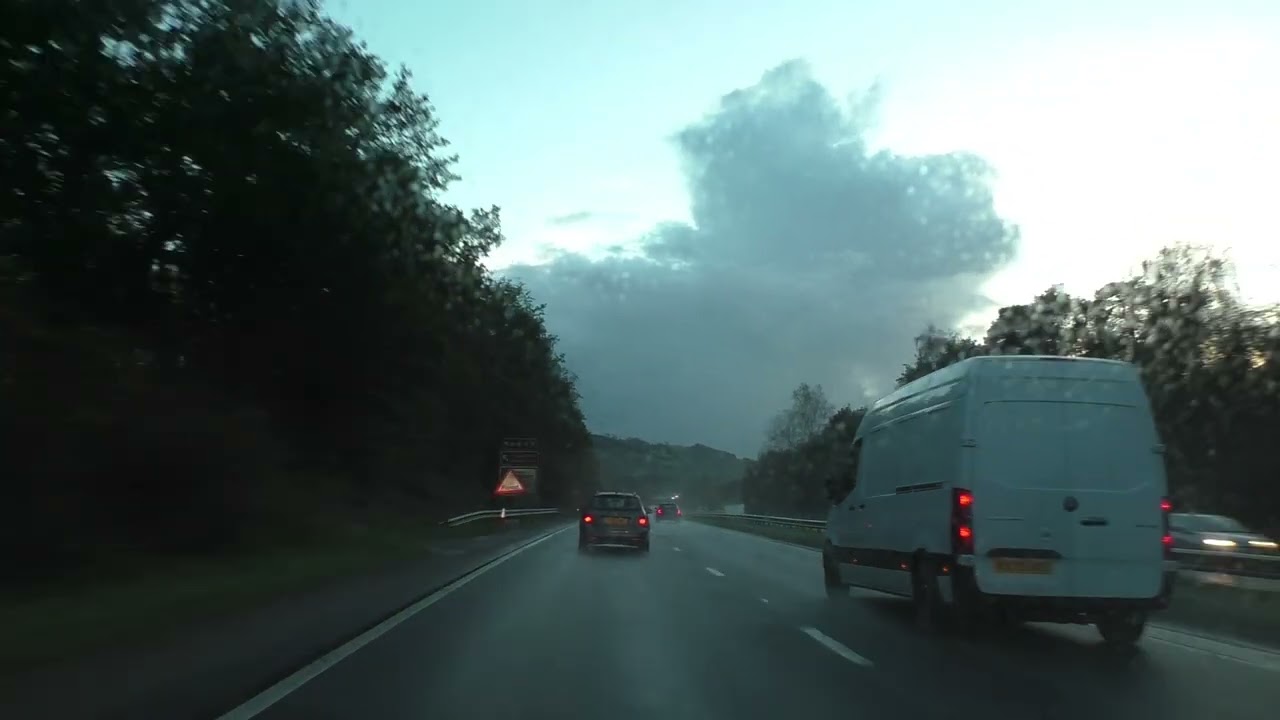 Driving On The A38 From M5 Motorway Junction 31 Exeter To Plymouth, Devon, England 26th October 2023