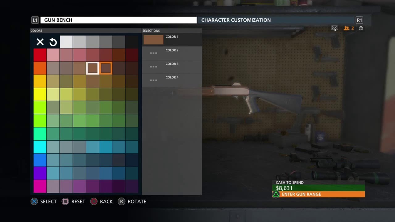 Battlefield&trade; Hardline Gun Bench Details