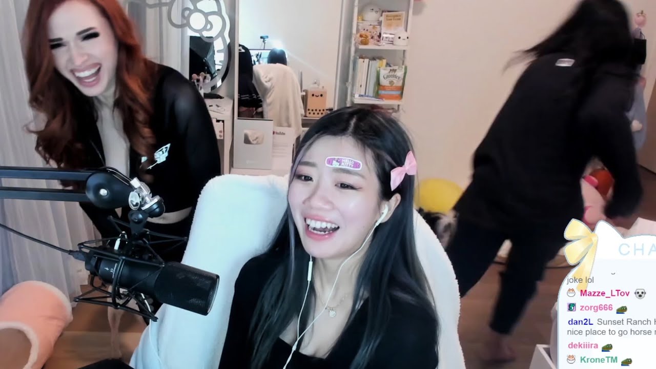 Lilypichu Destroys Jaime In Front of Amouranth, Then Runs Off!