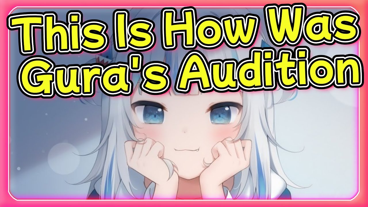 👉HOW Gura Prepared Her Audition Tape? / Does Gura's Mom Support Her?! 【Gawr Gura -  Hololive EN】