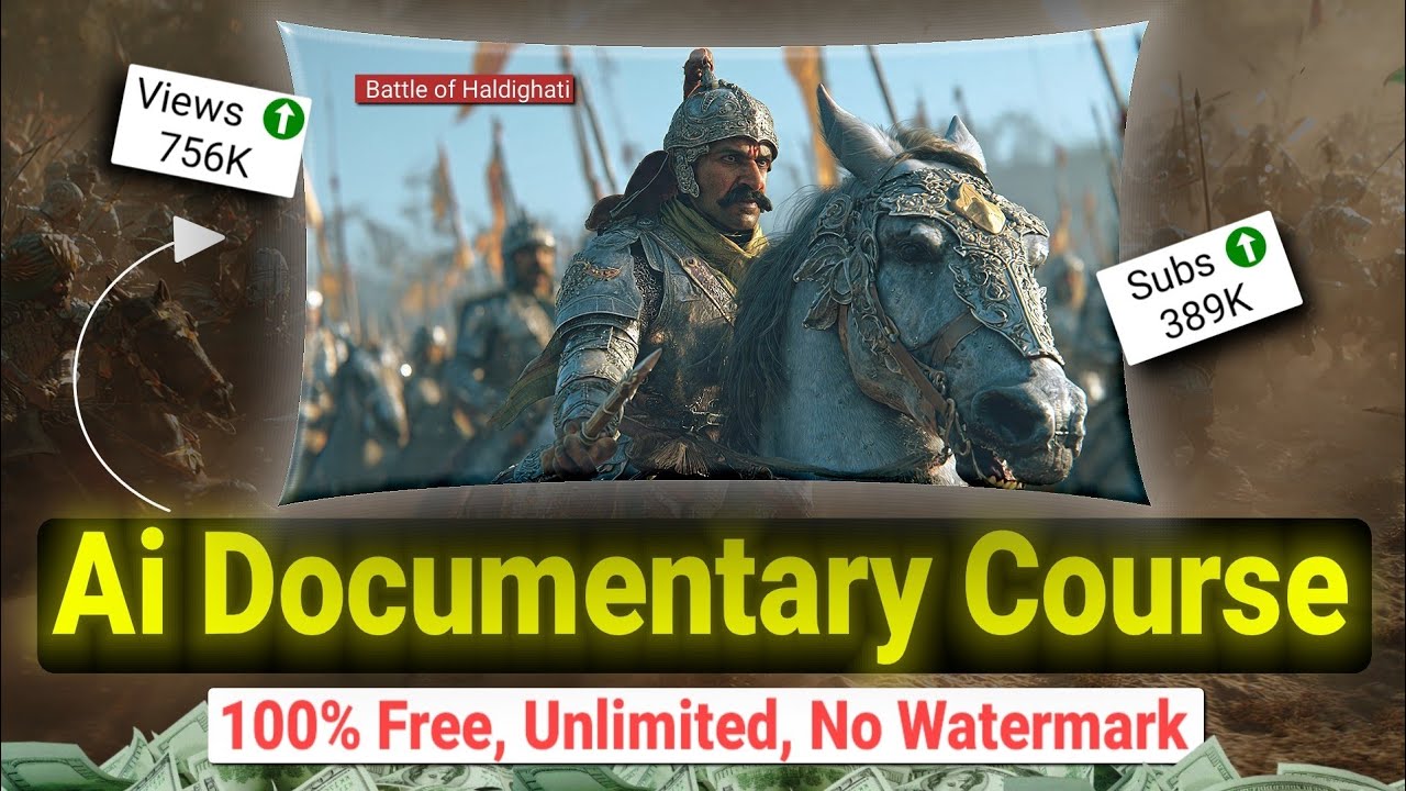 AI Se Documentary Video Kaise Banaye | 100% Free, Unlimited Process