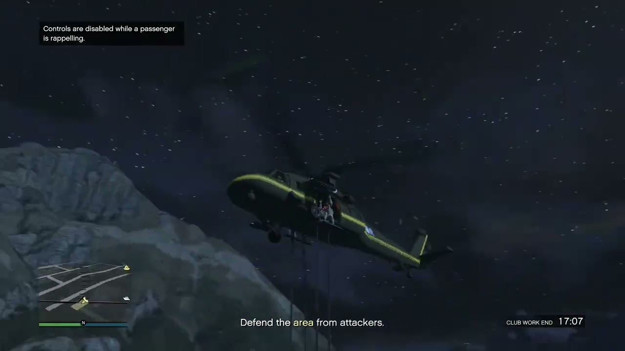 fast rope down go go go