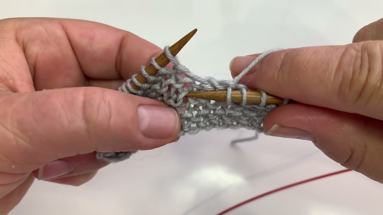 Maille allongée verticale tricot