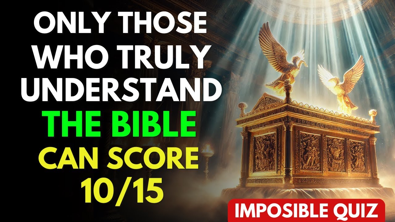 This Quiz EXPOSES Who REALLY Understands Scripture! 🔥 Most FAIL at #7! ✝️⚡ Can YOU Pass?