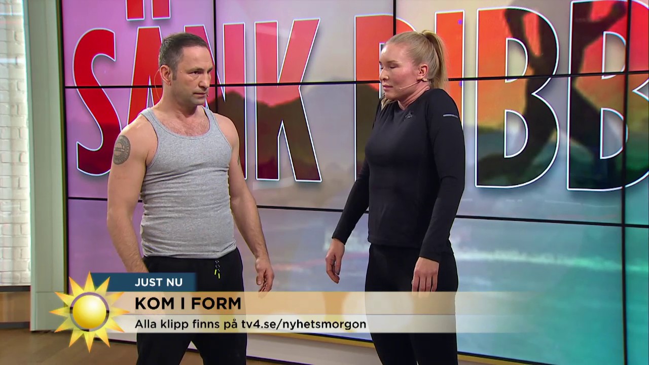 2-barns mamman får träningshjälp av Paolo Roberto - Nyhetsmorgon (TV4)