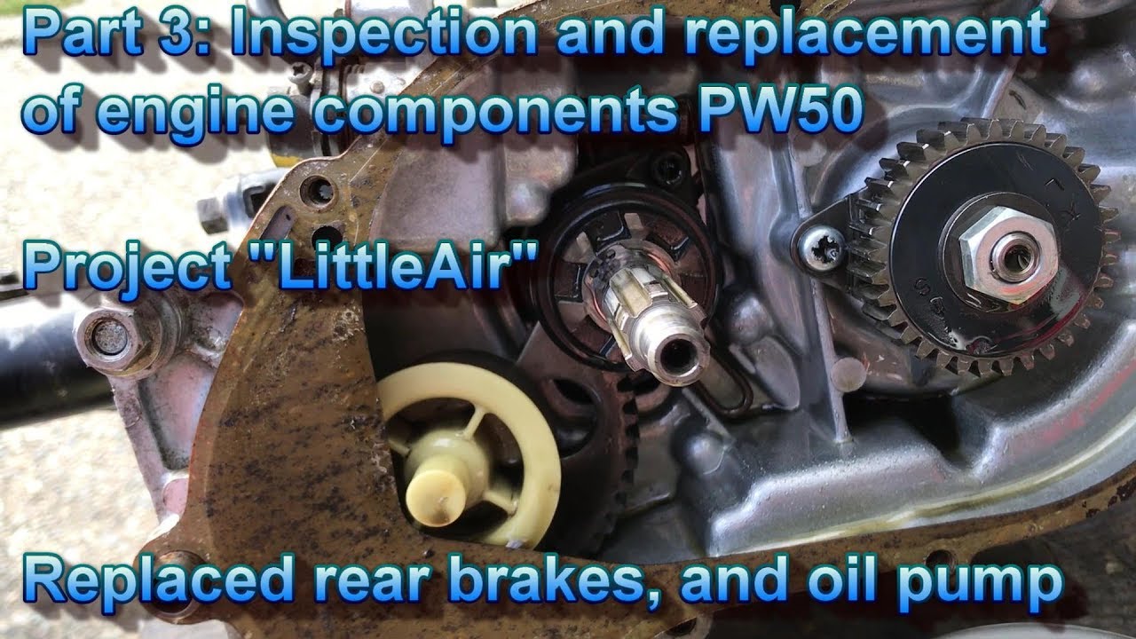 Part 3: 1983 Yamaha PW 50 Engine component inspection and replace parts