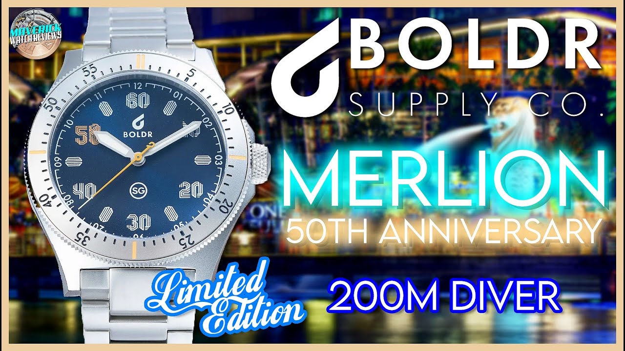 Super Rare! | BOLDR Merlion 50th Anniversary Limited Edition(Only 100 Made!) Unbox & Review