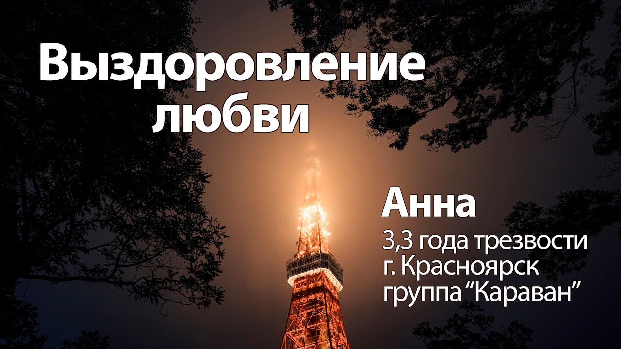 Выздоровление любви. Анна. Спикерская. Анонимные алкоголики