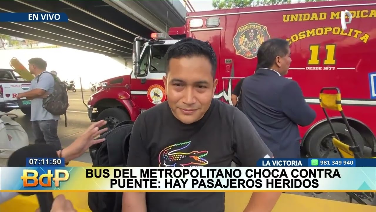 Accidente en el Metropolitano: Sube a 35 el número de heridos tras choque de bus en estación México
