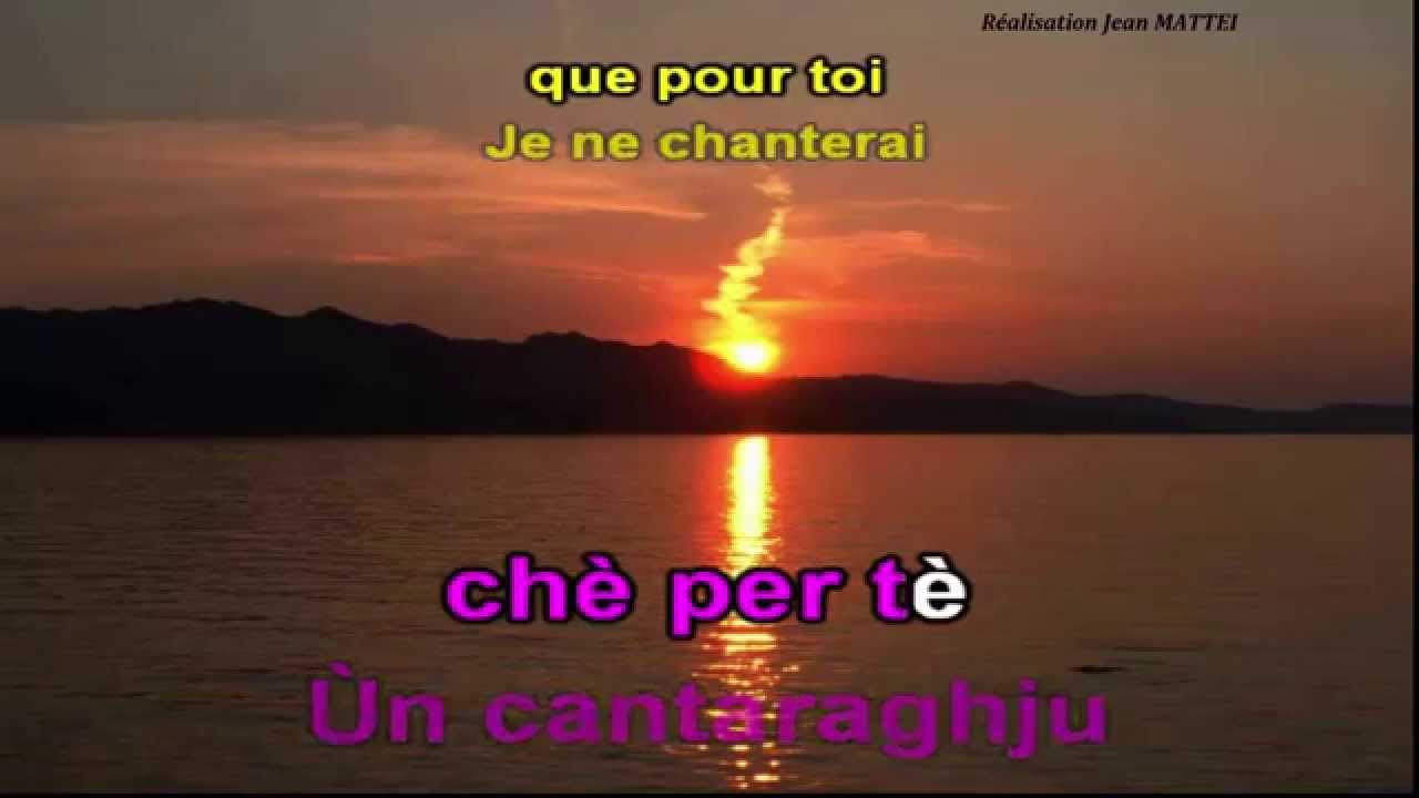 I MUVRINI - DI - Karaoké instrumental . (Corse et traduction) .