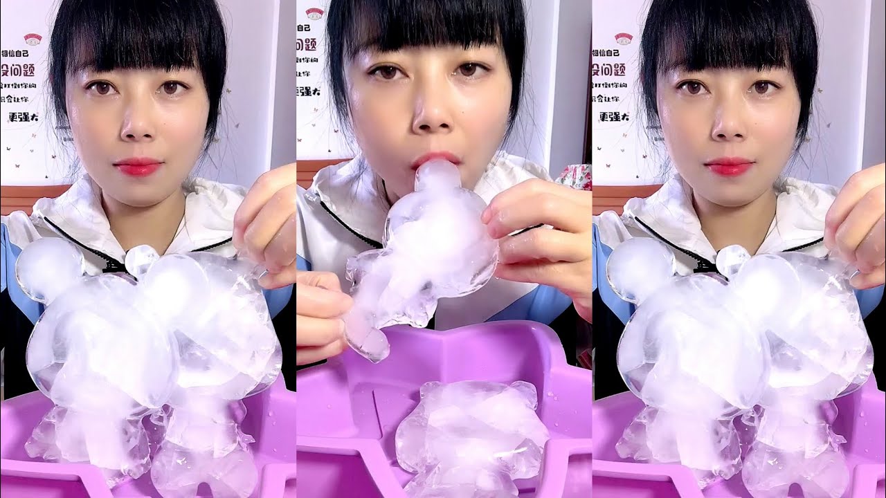 ZHAOFENG HARD ICE / CLEAR ICE. ICE EATING