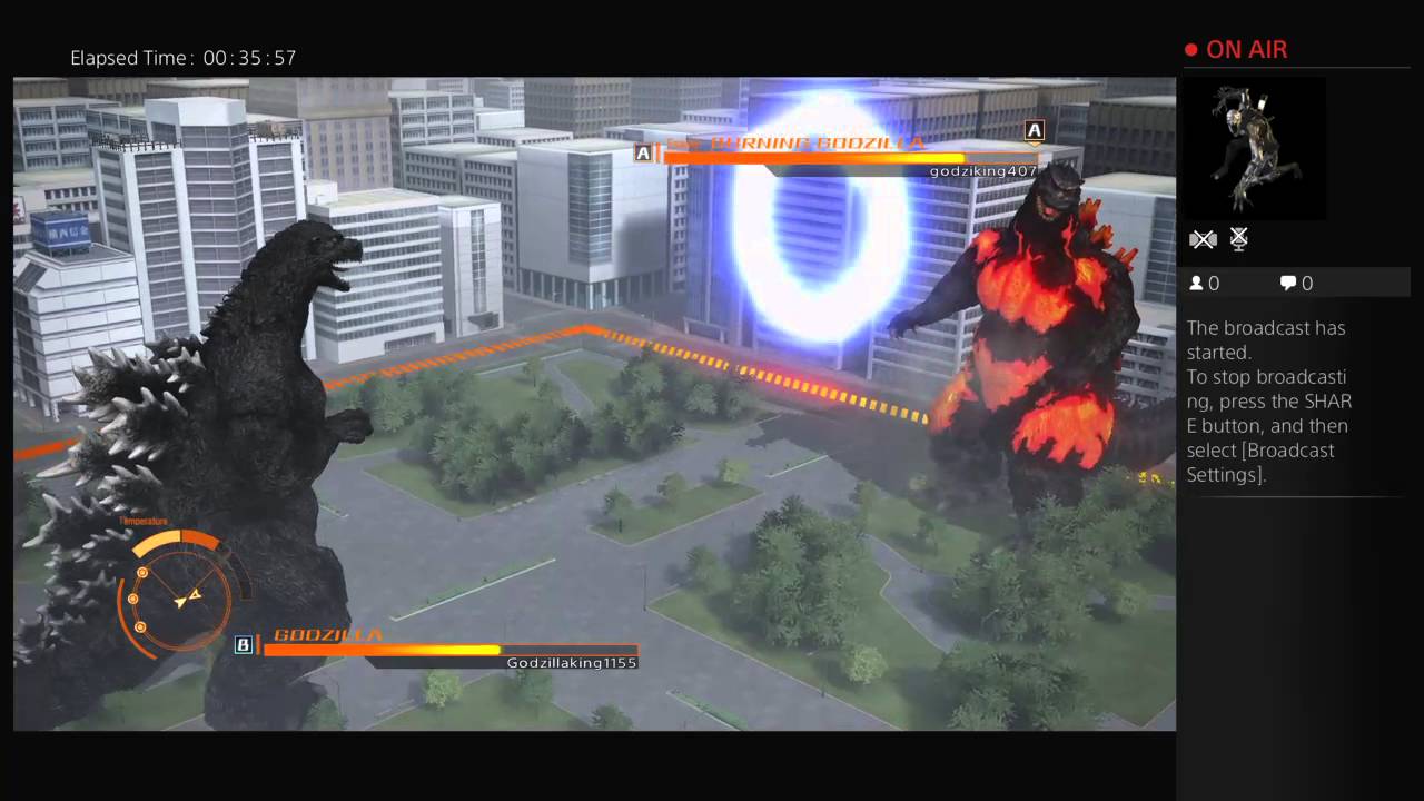 Godzillaking1155's Live PS4 Broadcast