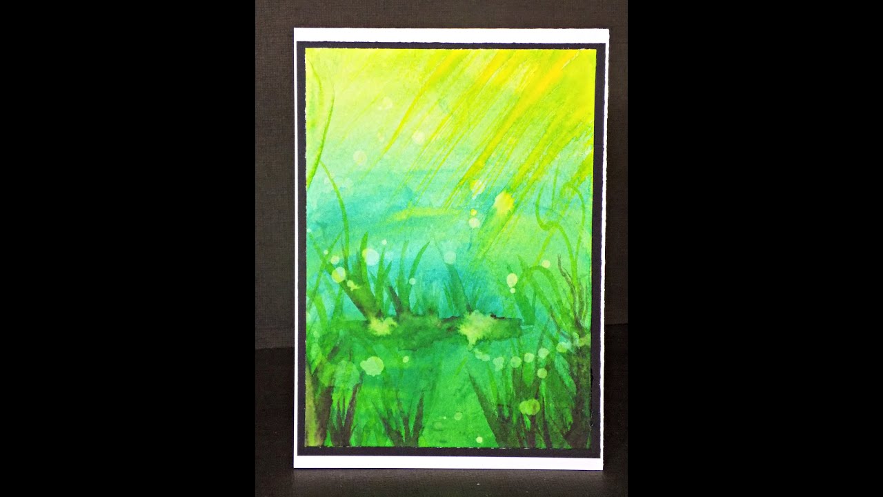 Spectrum Noir : Under Water with AquaTint Paints