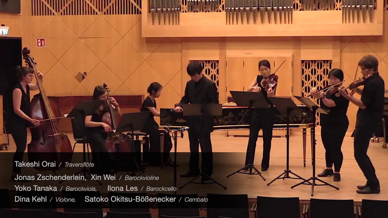 Quantz - Flute Concerto in G major QV 5: 174. Takeshi Orai - Traverso / Baroque Flute