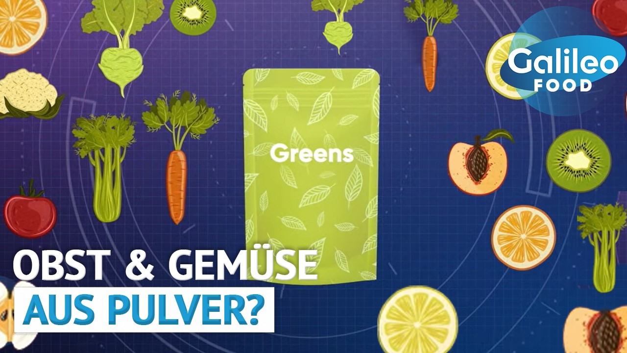 Grüne Superpulver: Sinnvoll oder nur teuer? | Galileo Food