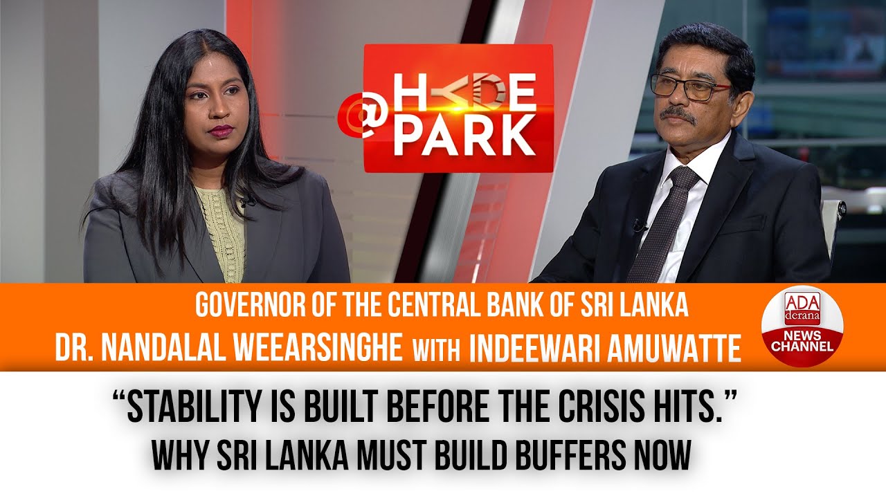 SRI LANKA’S ECONOMIC RESET IN ‘2026'|DR. NANDALAL WEERASINGHE SPEAKS AT HYDEPARK |INDEEWARI AMUWATTE