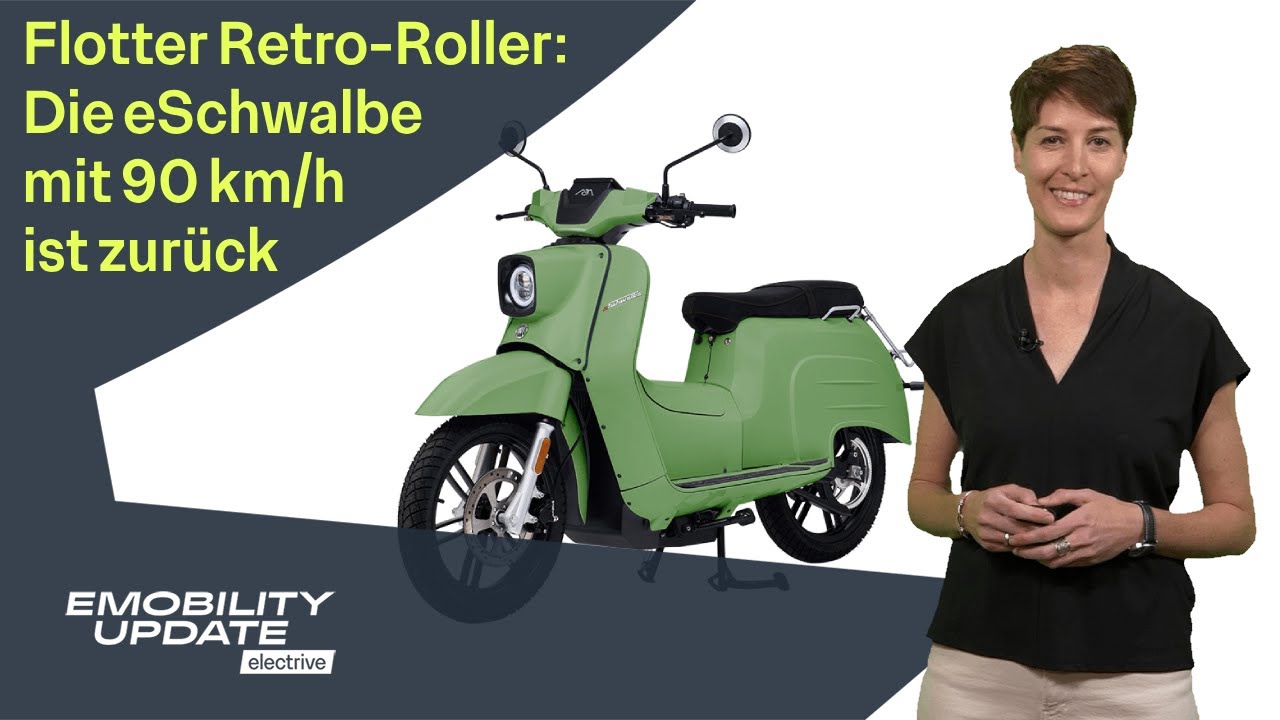 Comeback der eSchwalbe: L3e-Version mit 90 km/h jetzt für nur 8.990 Euro – eMobility Update