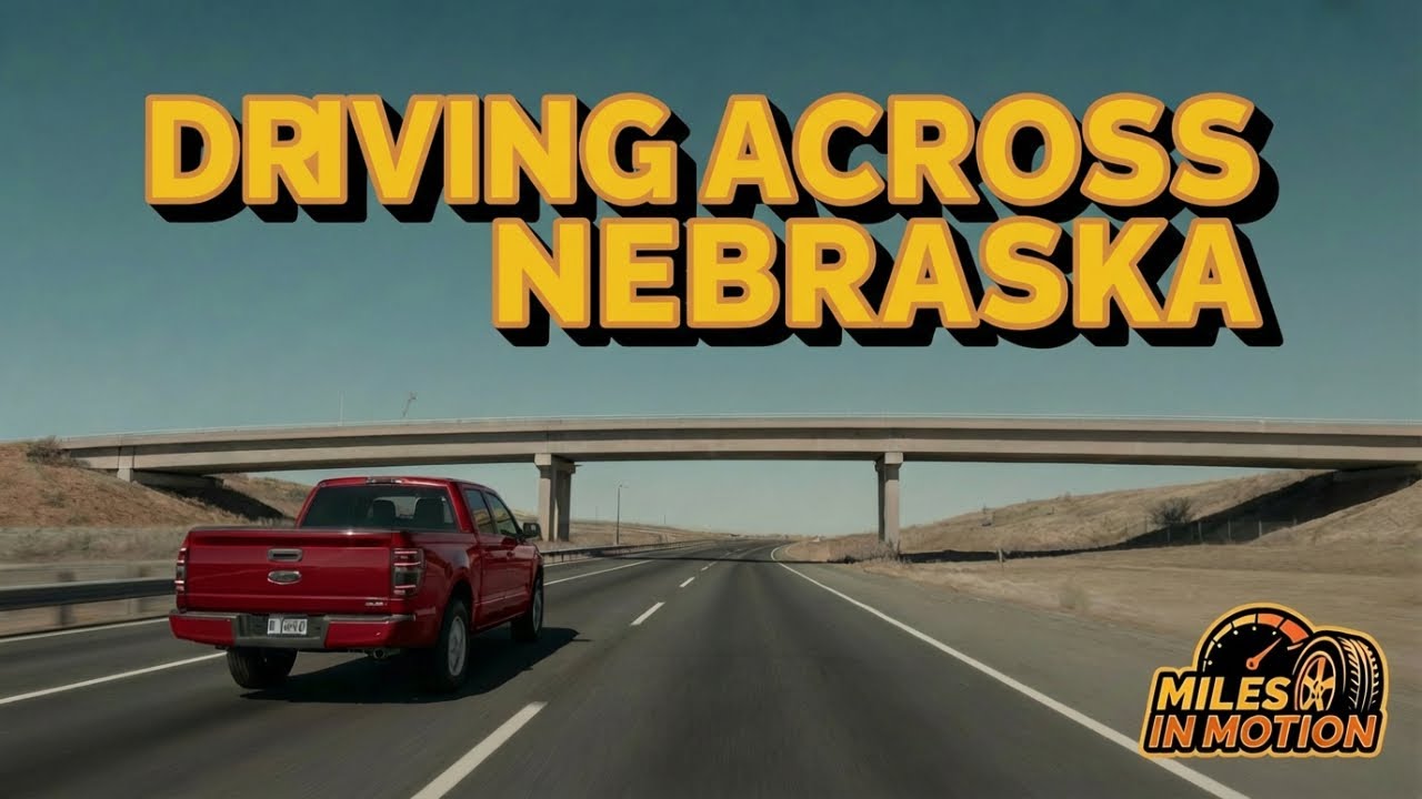 Semi-Truck POV : 2 Hours Driving Across Nebraska on I-80 | Complete Highway Drive in 4K