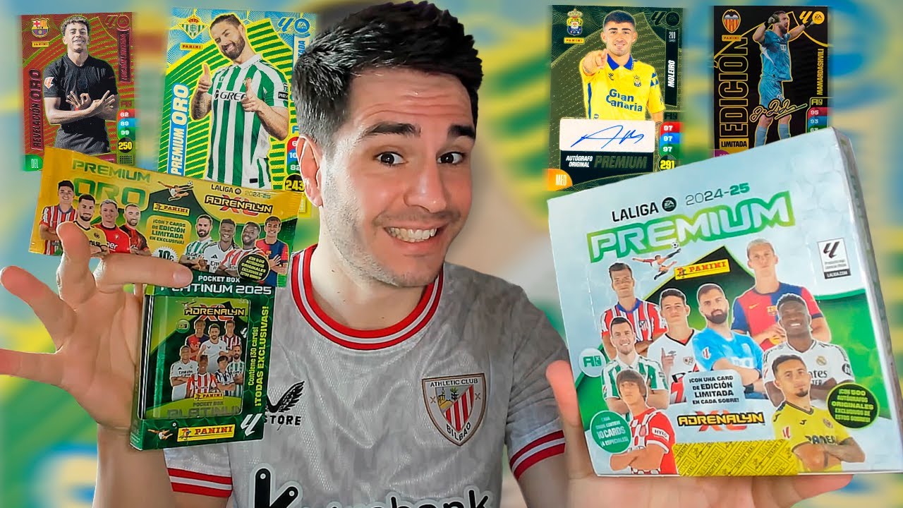 ¡Road to Carta Firmada! Pocket Box Platinum, Caja Sobres Premium y Oro Adrenalyn XL 2024-25
