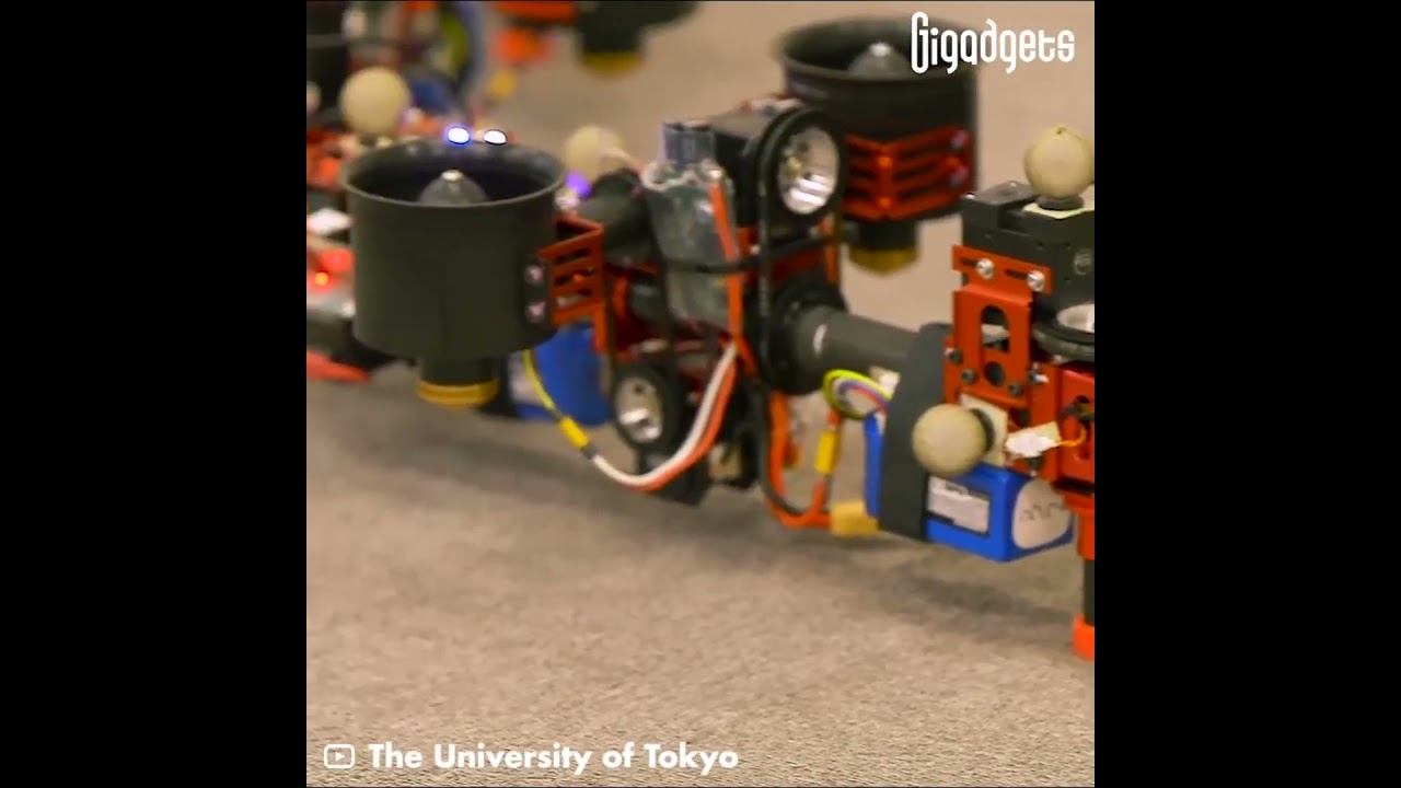 This dragon-inspired drone can automatically change shape in midair#gigadgets #robotics #ai